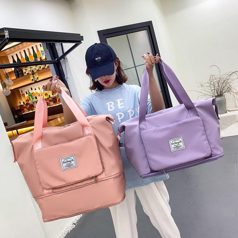 Waterproof foldable travel bag