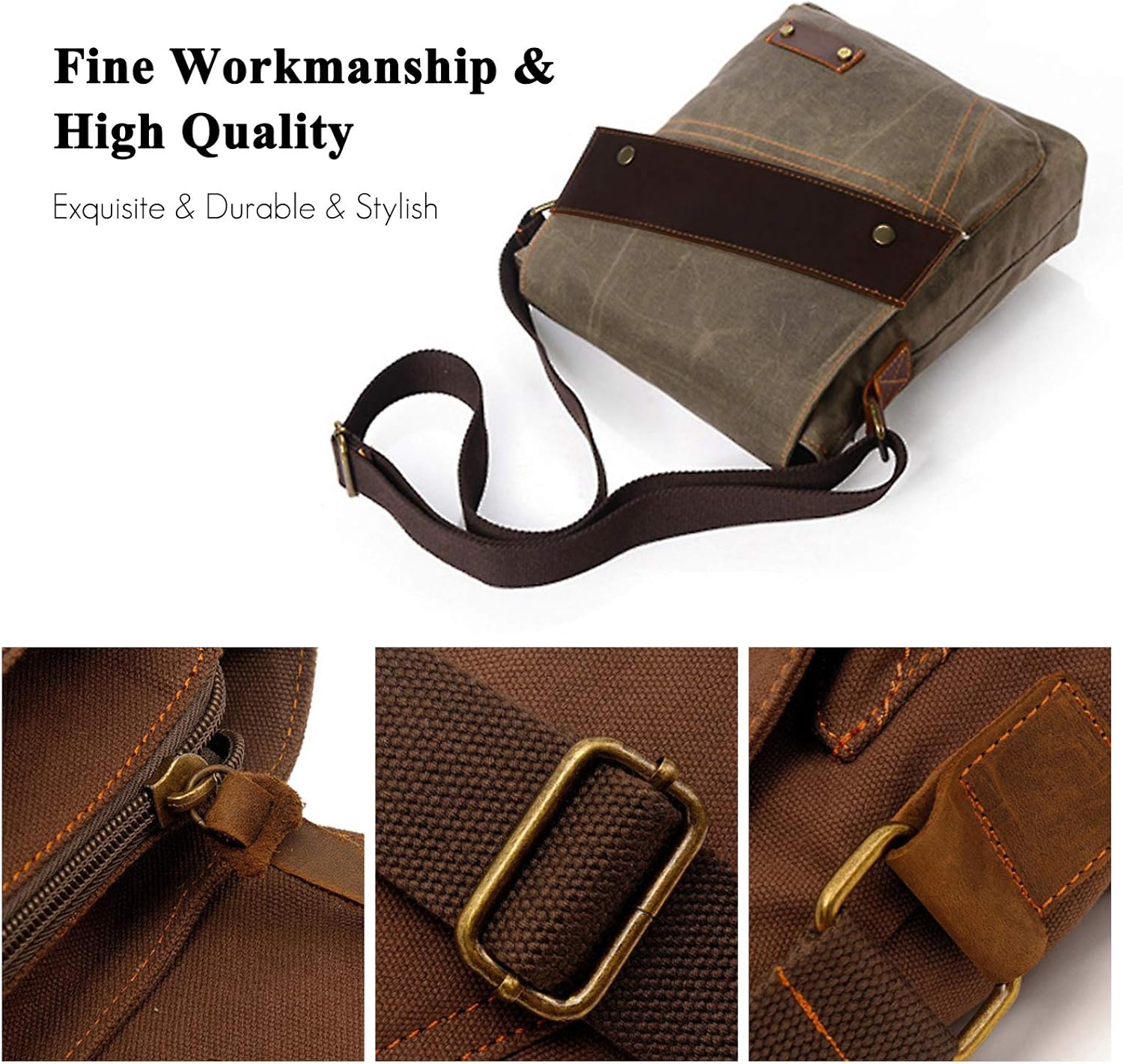 Business Messenger Canvas Shoulder Bag