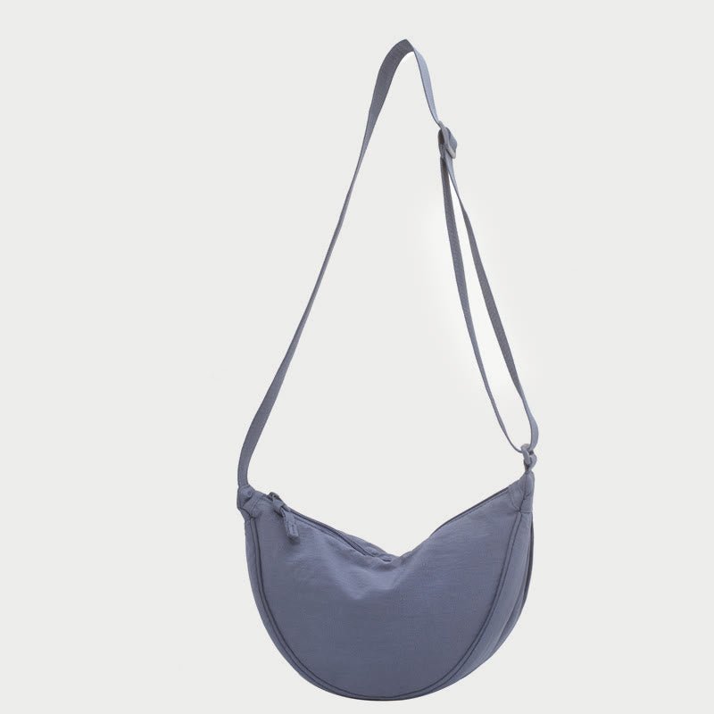Nylon Dumpling Crossbody Bag for Women – Stylish Shopping Shoulder Bag