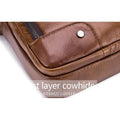 Genuine Leather Vintage Crossbody Bag for Men – Stylish Shoulder Bag