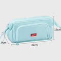 Multifunctional Double Layer Large Capacity Pencil Case for Study & Organization