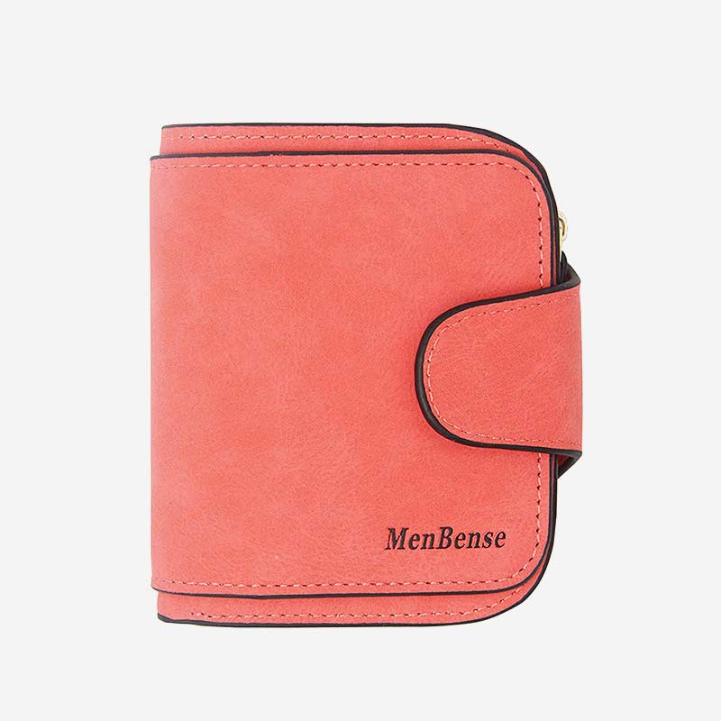 Small Wallet for Women – Multi - Slot Bifold Wallet with Zipper Pocket & ID Window