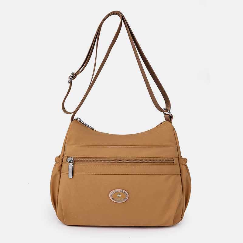 Multiple Color Crossbody Purse for Women - Large Nylon Commuter Bag