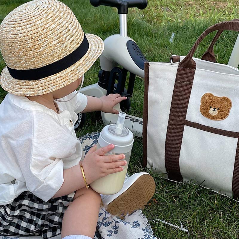 Functional Canvas Handbag – Mommy Bag, Tote Purse, Shoulder Bag