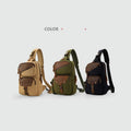 Sling Bag for Men – Retro Canvas Crossbody Chest Bag, Lightweight & Versatile for Daily Use and Travel