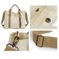 Reusable Water - Resistant Canvas Tote Bag – Versatile Crossbody Shoulder Bag