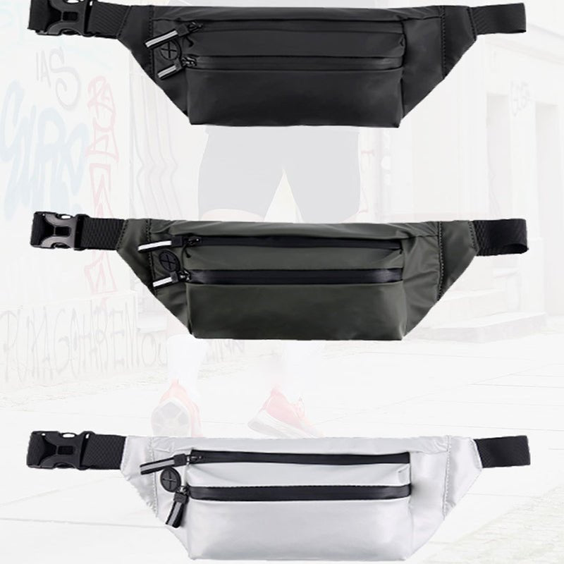 Waterproof Waist Bag for Men & Women – Large Chest Sling Bag with Adjustable Strap