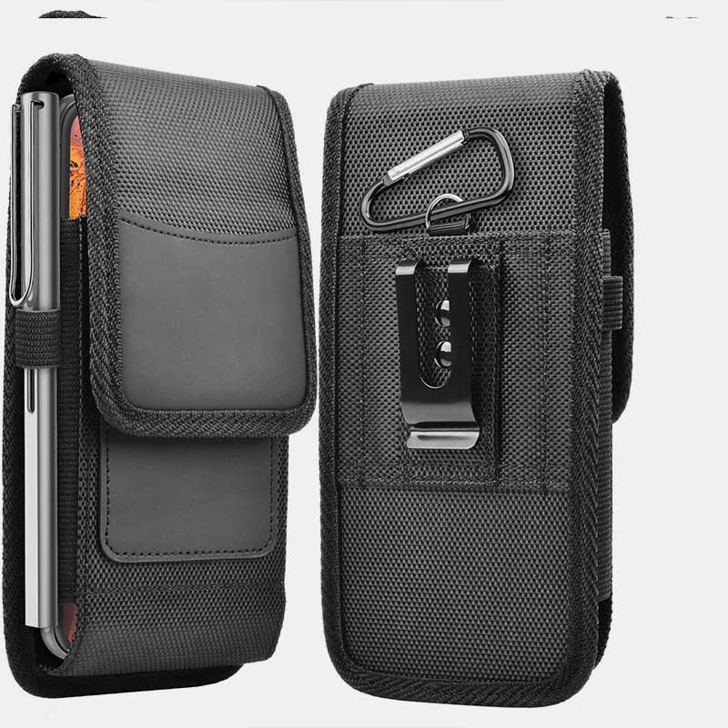 Lightweight nylon business phone waist bag