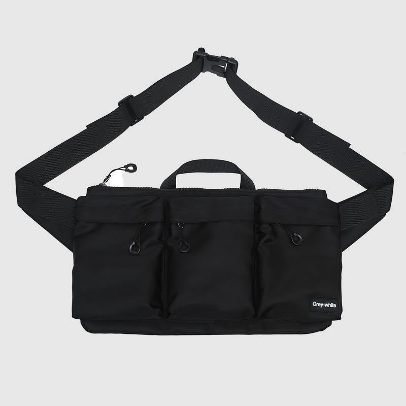 Men’s Sports Waist Bag – Large Capacity Leisure Crossbody Bag