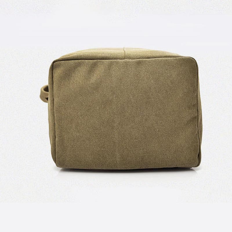 Men’s Large Capacity Canvas Backpack for Sports & Travel
