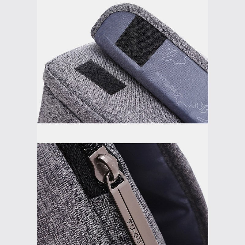 Waterproof Men’s Canvas Messenger Bag - Small Laptop Crossbody Bag