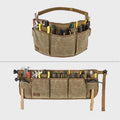 Multi - Slot Tool Belt Pouch – Waterproof Canvas Waist Bag for Tool Organization