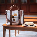 Functional Canvas Handbag – Mommy Bag, Tote Purse, Shoulder Bag