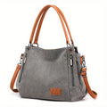 High - Quality Canvas Large Capacity Tote Bag – Perfect for Everyday and Travel