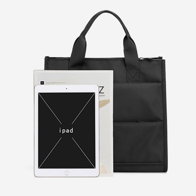 Unisex Lightweight Multi - Pocket Waterproof Tote Bag – Ideal for Daily Use, Travel & Business