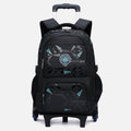 Rolling Wheels Backpack for Teens & Students – Multifunctional Travel Bookbag with Adjustable Straps