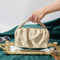 Soft PU Leather Dumpling Cloud Handbag – Women’s Top Handle Hobo Bag Clutch