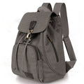 Vintage Canvas Backpack for Women & Girls – Drawstring Rucksack for School & Travel