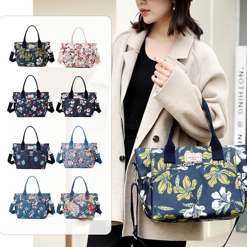 Top - Handle Bag for Women – Ethnic Flower Style Crossbody Handbag, Versatile & Stylish