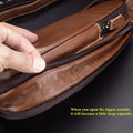 Anti - theft Slim Sling Bag for Men | Genuine Leather Crossbody Chest Bag