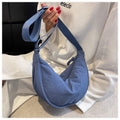 Nylon Dumpling Crossbody Bag for Women – Stylish Shopping Shoulder Bag