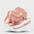 Lightweight Embossed Embroidery Backpack with USB Charging Port – Perfect for Women on the Go