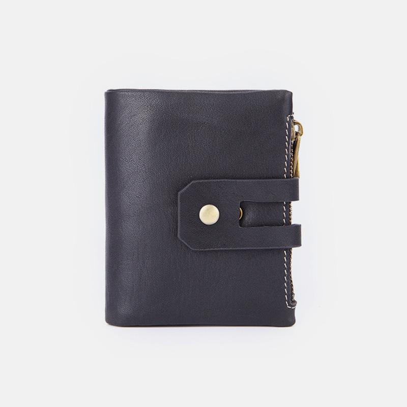 Multifunctional Double Zipper Vintage Wallet – Stylish and Practical