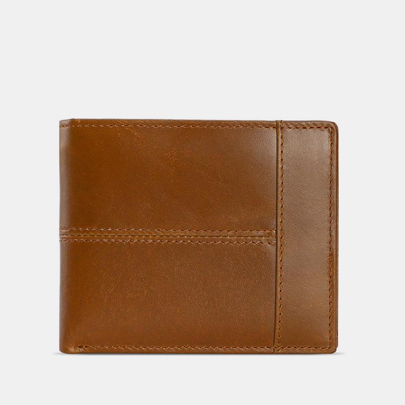 Retro RFID Multi - Slot Wallet – Leather, Stylish and Secure for Men