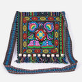 Women's vintage embroidered canvas crossbody bag