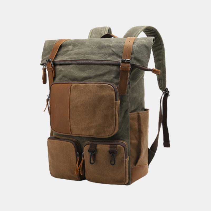 Vintage Canvas Backpack | Travel Laptop Backpack for Men & Women | School & College Backpack