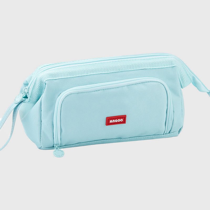 Multifunctional Double Layer Large Capacity Pencil Case for Study & Organization