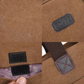 Multi - Pocket Canvas Tote Handbag for Women & Men – Retro Laptop Bag with Adjustable Straps