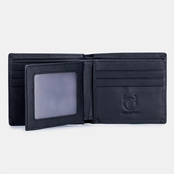 RFID Protection GenuineLeather Multi - Slot Wallet