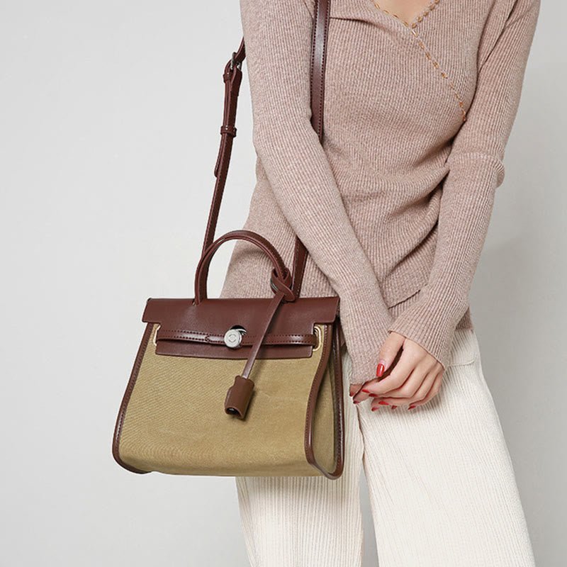 Elegant Top - Handle Bag for Women - Daily Commute & Crossbody Bag