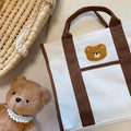 Functional Canvas Handbag – Mommy Bag, Tote Purse, Shoulder Bag
