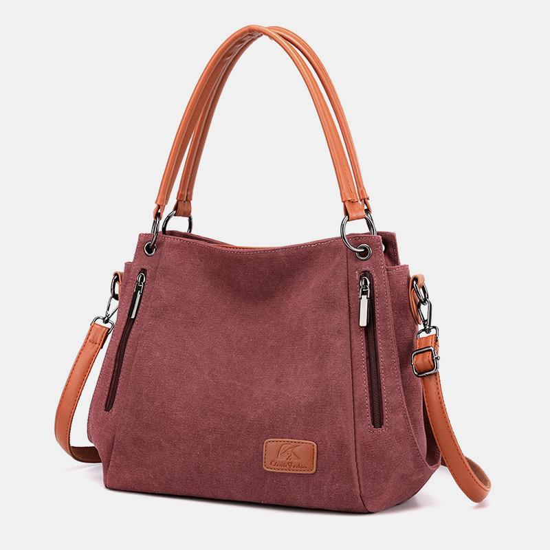 Large Capacity Casual Canvas Crossbody Bag for Women – Stylish & Practical