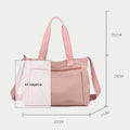 Minimalistic Nylon Tote Bag for Women – Large Handbag for School & Fitness