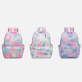 3Pcs Tie - Dye Girls Backpack Set – Canvas School Bookbag, Lunch Bag & Pencil Case for Students, Women, and Teens