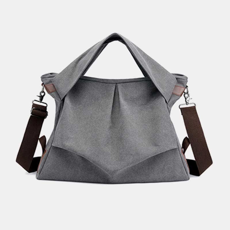 Large Capacity Canvas Handbag for Women – Crossbody Tote & Hobo Bag