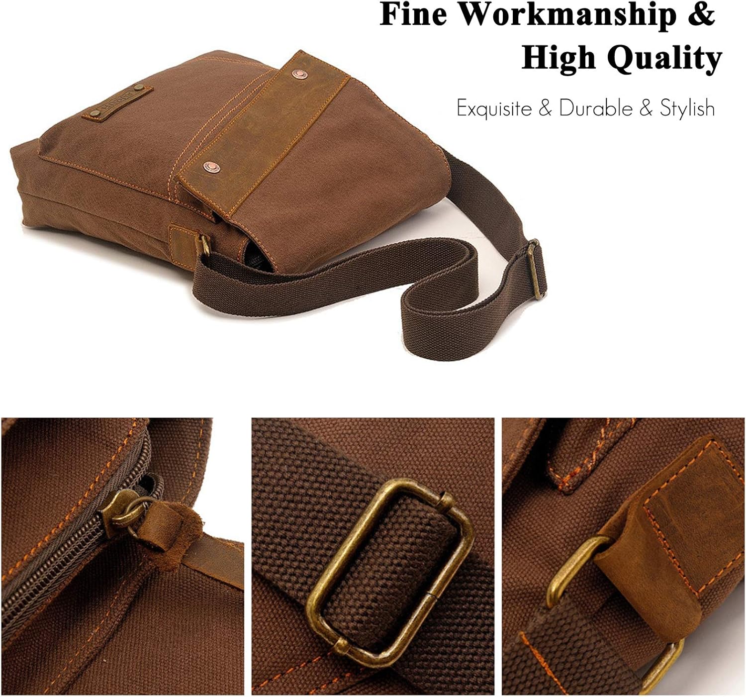 Business Messenger Canvas Shoulder Bag