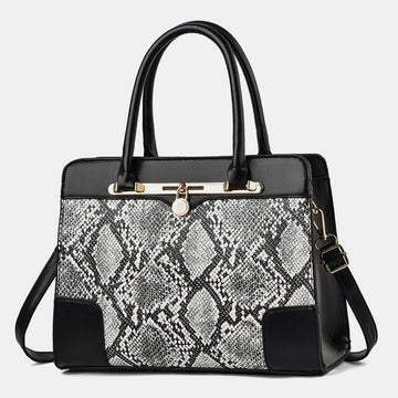 Women's vintage top-handle satchel work tote