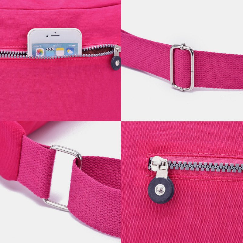 Large Capacity Waterproof Casual Crossbody Bag for Women – Multi - Pocket & Adjustable Strap