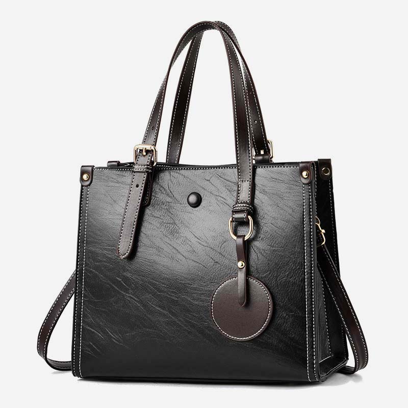 Women's PU crossbody handbag with multiple compartments