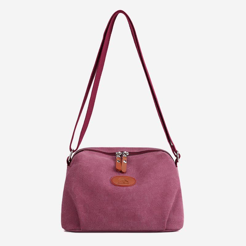 Lightweight Canvas Crossbody Bag for Women | Small Shoulder Purse