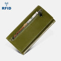 Genuine Leather RFID Vintage Wallet for Women