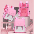 Reflective Girls & Boys School Backpack – Waterproof Faux Leather Kids Bookbag