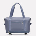 Tote Bag for Travel with Pull Rod & Oblique Folding Storage – Large Capacity Nylon Travel Sleeve