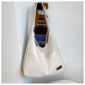 Simple leather tote bag👜