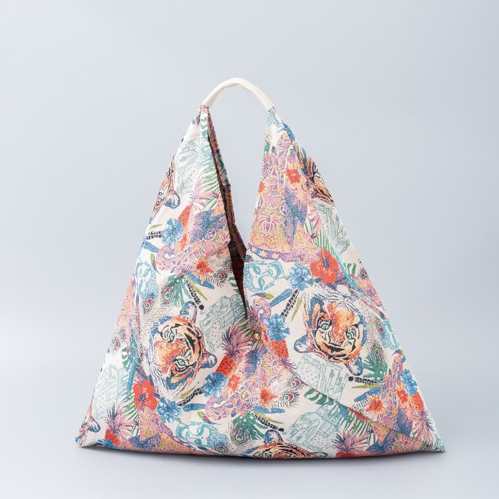 Triangle Underarm Bag for Women - Classic Canvas Shoulder Bag