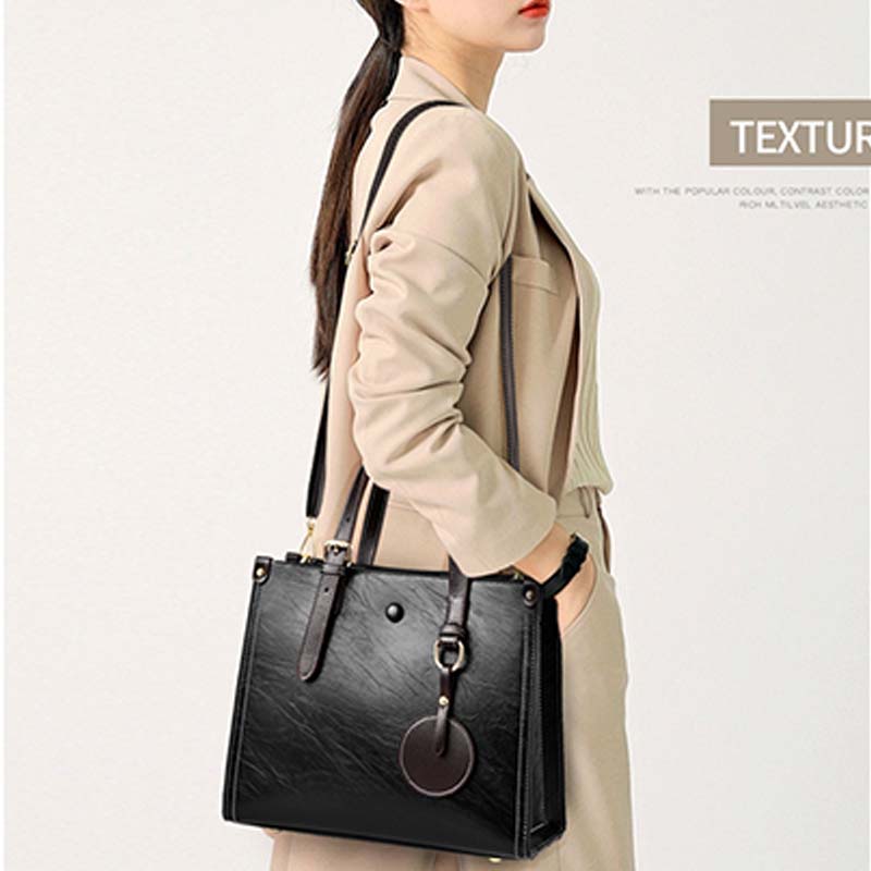 PU Handbag Crossbody Bag for Women – Multi - compartment Tote Shoulder Bag Purse